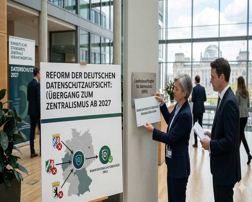Reform Der Deutschen Datenschutzaufsicht: Übergang Zum Zentralismus Ab 2027 | Datenschutz Südwesten