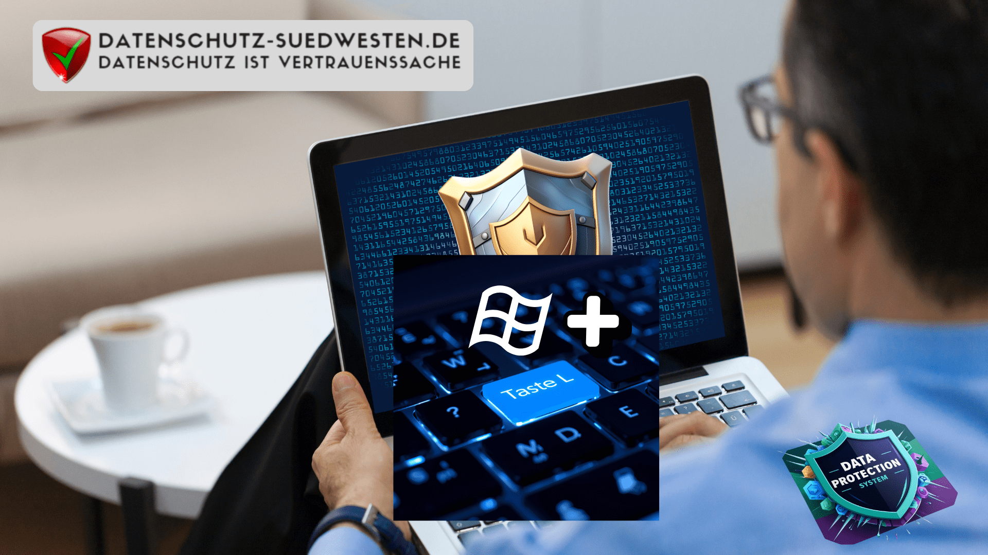 Windows Taste + L drücken